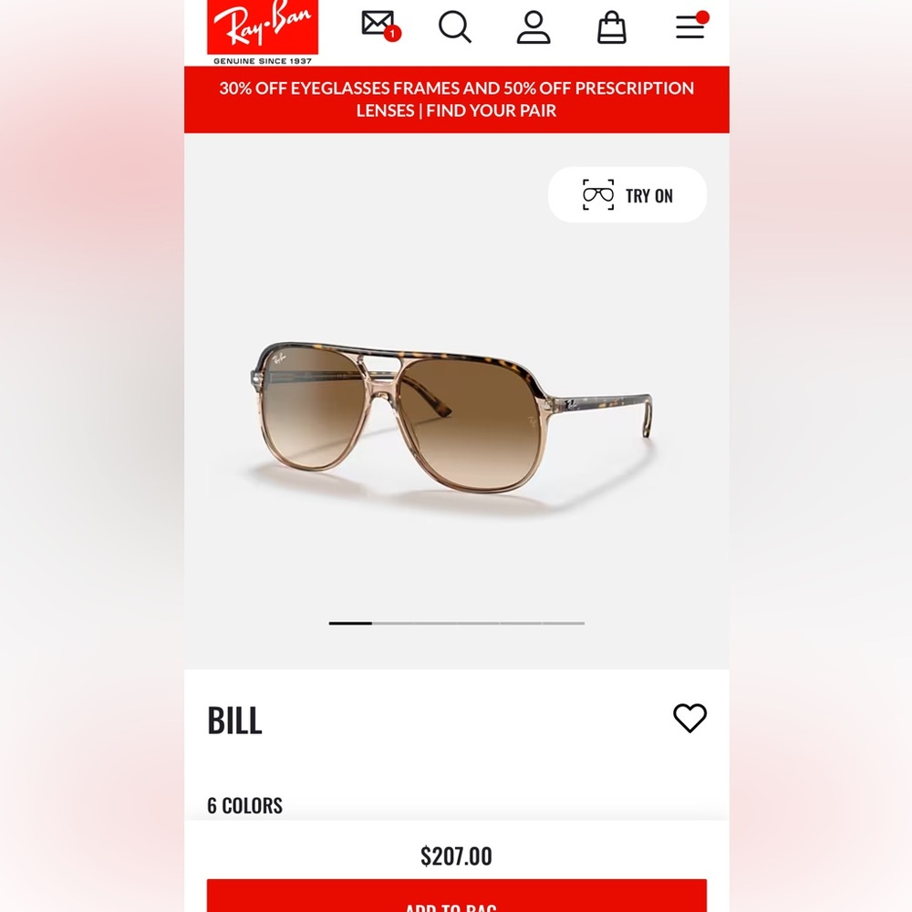 Ray-Ban Bill Sunglasses